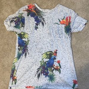 Large On the Byas Tropical T Shirt.